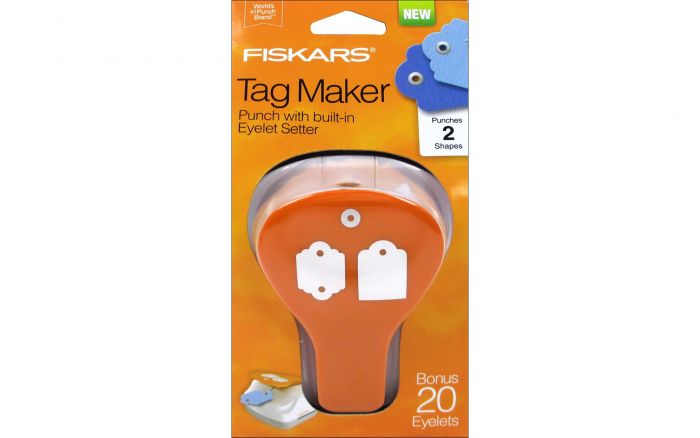 Fiskars Craft Punch Tag Maker II Standard/Scallop