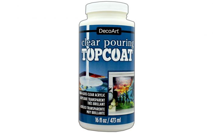 Decoart Clear Pouring Topcoat - 16 oz